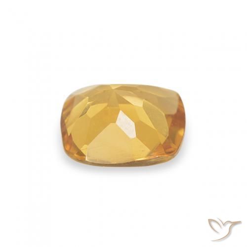 Citrino Oro medio naturale da 0.40 ct, Cuscino, VVS