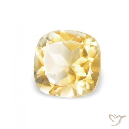Citrino Dorato naturale da 0.51 ct, Cuscino, VVS