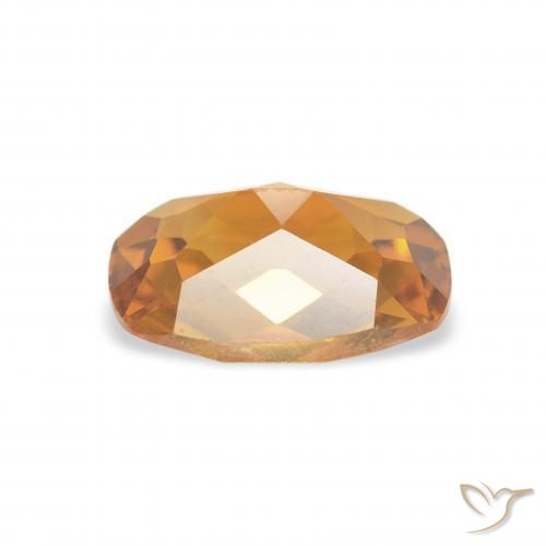 Citrino Arancione scuro naturale da 1.16 ct, Cuscino, VVS