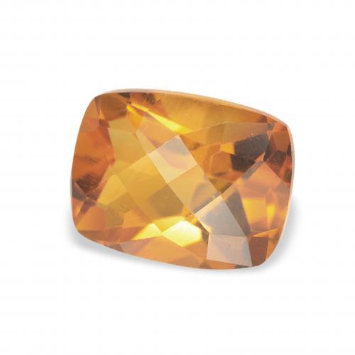 Citrino Arancione scuro naturale da 1.50 ct, Cuscino, VVS