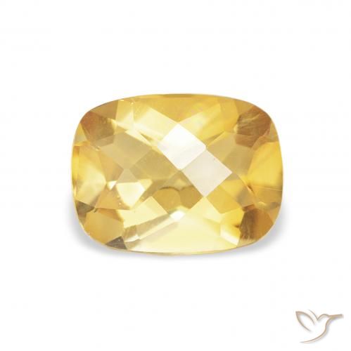 1.16ct Naturale Oro medio Citrino, Cuscino, VVS-VS