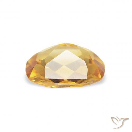 Citrino Oro medio naturale da 1.16 ct, Cuscino, VVS-VS