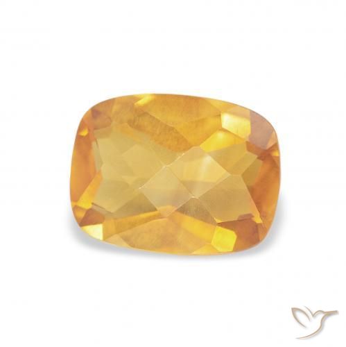 Citrino Dorato scuro naturale da 1.20 ct, Cuscino, VS