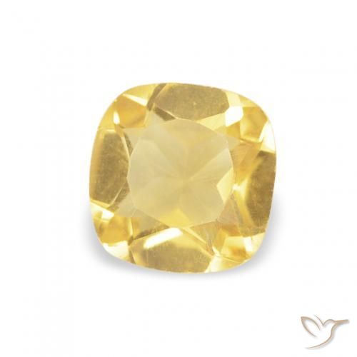 Citrino Dorato naturale da 0.39 ct, Cuscino, VS