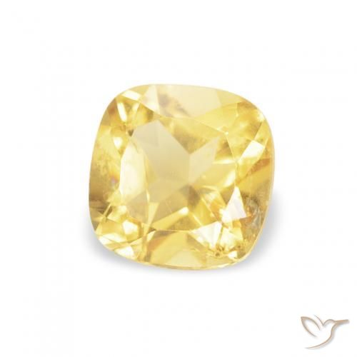 Citrino Oro chiaro naturale da 0.47 ct, Cuscino, VS