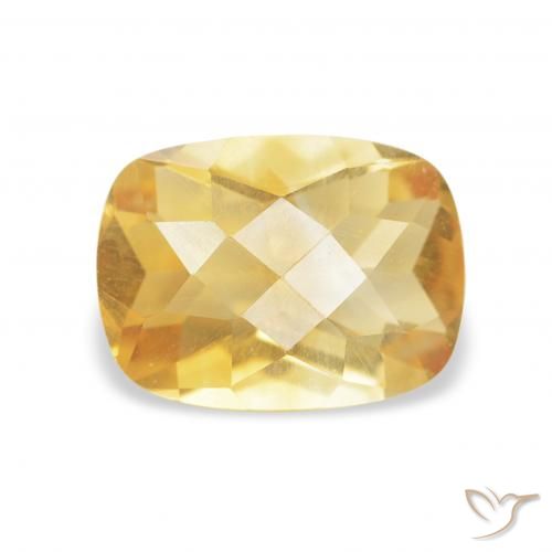 1.04ct Naturale Dorato Citrino, Cuscino, VVS-VS