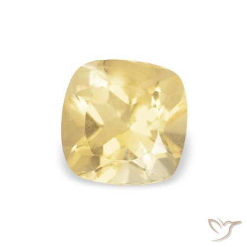 Citrino Oro chiaro naturale da 0.53 ct, Cuscino, VVS-VS