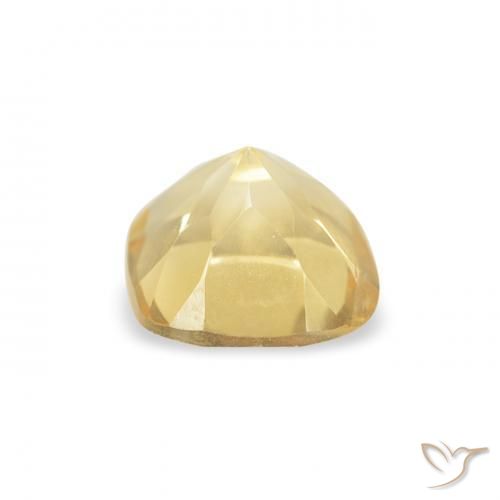 Citrino Oro chiaro naturale da 0.53 ct, Cuscino, VVS-VS