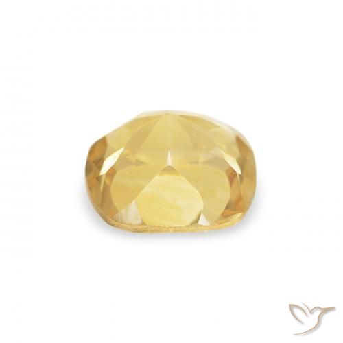 Citrino Giallo dorato chiaro naturale da 0.47 ct, Cuscino, VVS-VS