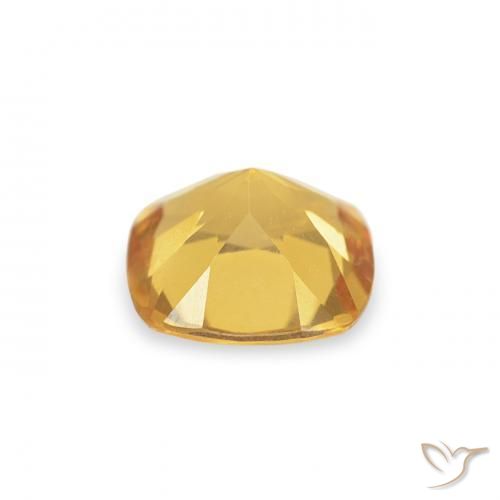 Citrino Oro brillante naturale da 0.42 ct, Cuscino, VVS-VS