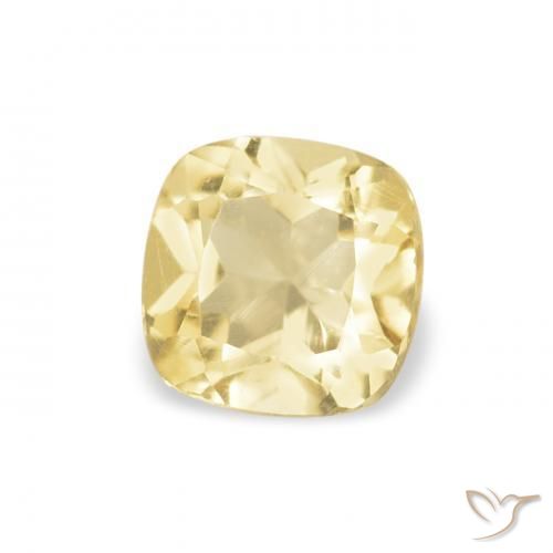Citrino Dorato naturale da 0.50 ct, Cuscino, VVS-VS