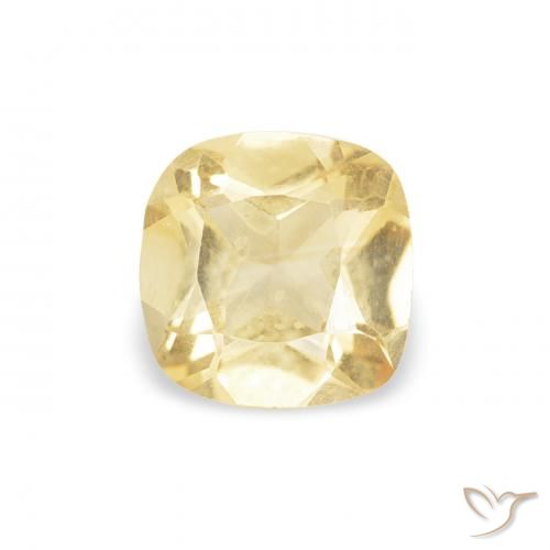 0.37ct Naturale Dorato Citrino, Cuscino, VVS-VS