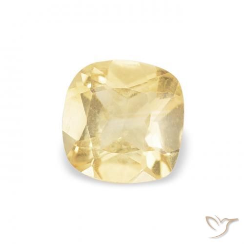 Citrino Dorato naturale da 0.37 ct, Cuscino, VVS-VS