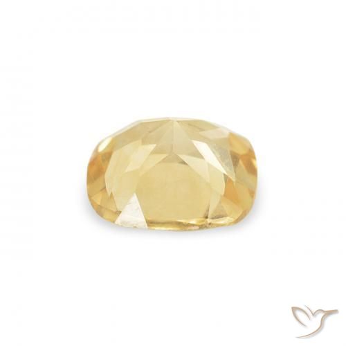 Citrino Dorato naturale da 0.37 ct, Cuscino, VVS-VS