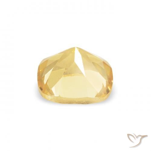 Citrino Oro chiaro naturale da 0.52 ct, Cuscino, VVS