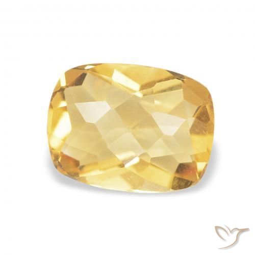 Citrino Oro medio naturale da 1.14 ct, Cuscino, VVS