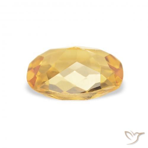 Citrino Oro medio naturale da 1.14 ct, Cuscino, VVS