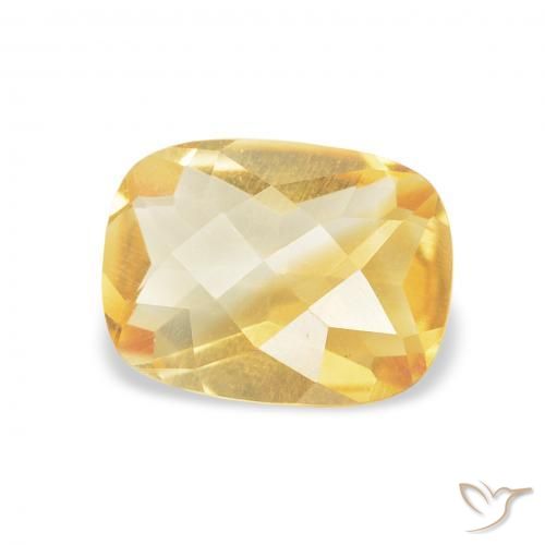 Citrino Oro naturale da 0.97 ct, Cuscino, VVS-VS
