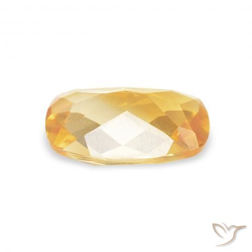 Citrino Oro naturale da 0.97 ct, Cuscino, VVS-VS
