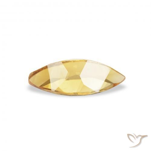 Citrino Medium Light Orange-Gold naturale da 0.43 ct, Taglio marquise, VVS-VS