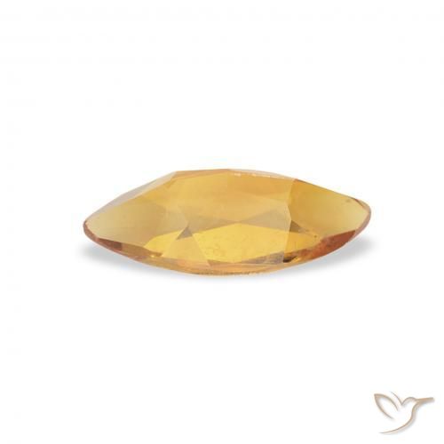 Citrino Oro naturale da 0.43 ct, Taglio marquise, VVS-VS