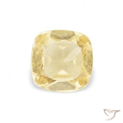 0.47ct Giallo dorato chiaro Citrino, Cuscino, VVS-VS