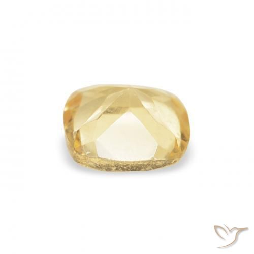 Citrino Giallo dorato chiaro naturale da 0.47 ct, Cuscino, VVS-VS