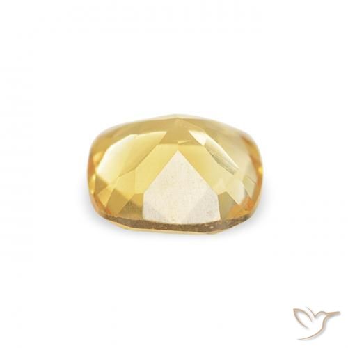 Citrino Giallo chiaro naturale da 0.45 ct, Cuscino, VVS-VS