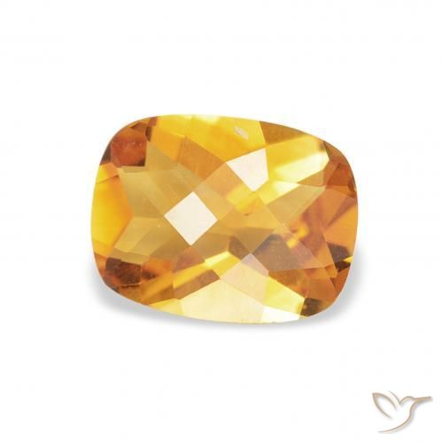 Citrino Arancio Dorato Profondo naturale da 1.04 ct, Cuscino, VS