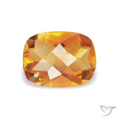 1.02ct Arancio Terra Citrino Pietre preziose, Cuscino, VS