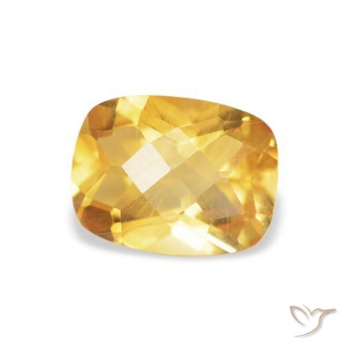 Citrino Dorato naturale da 1.16 ct, Cuscino, VS