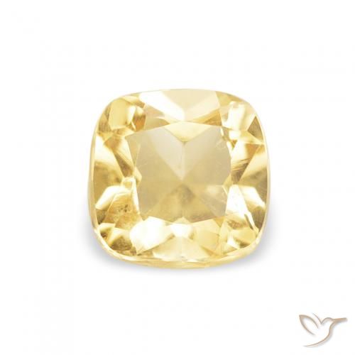 0.49ct Naturale Dorato Citrino, Cuscino, VS