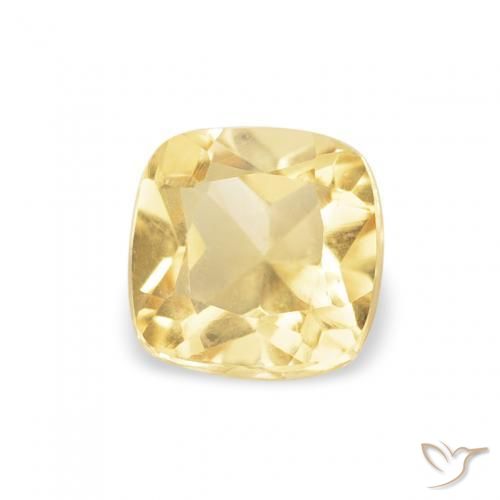 Citrino Dorato naturale da 0.49 ct, Cuscino, VS