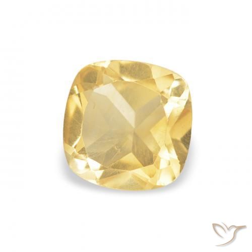 Citrino Dorato naturale da 0.57 ct, Cuscino, VS