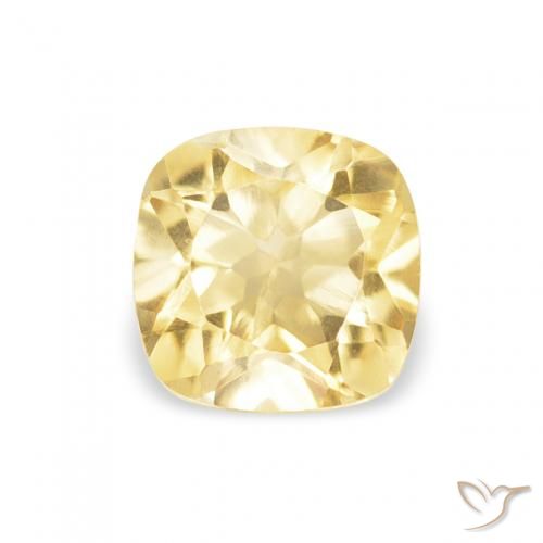 0.53ct Dorato Citrino, Cuscino, VS