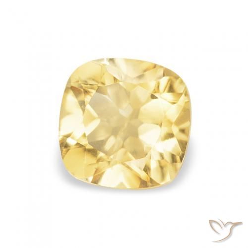 Citrino Dorato naturale da 0.53 ct, Cuscino, VS
