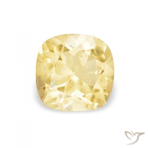 0.48ct Dorato Citrino, Cuscino, VS