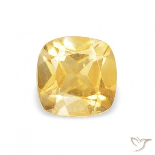 0.45ct Oro Citrino, Cuscino, VS