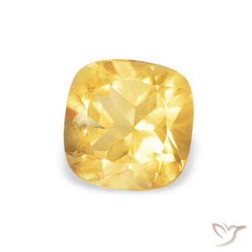 Citrino Dorato medio naturale da 0.52 ct, Cuscino, VS