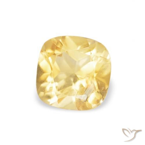 Citrino Dorato naturale da 0.50 ct, Cuscino, VS