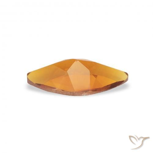 Citrino Arancio Medio naturale da 0.46 ct, Taglio marquise, VS