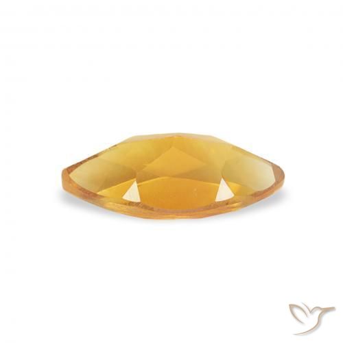 Citrino Arancio-Oro naturale da 0.53 ct, Taglio marquise, VS