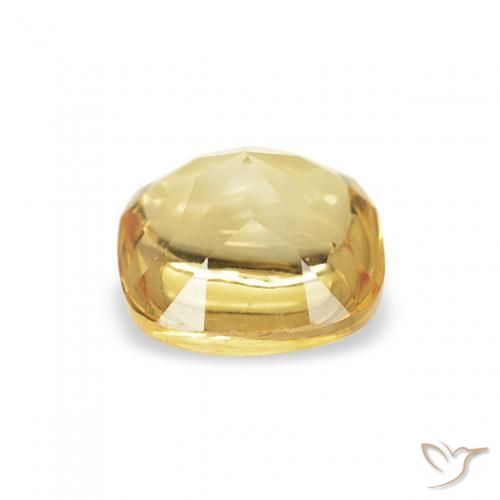 Citrino Oro chiaro naturale da 0.58 ct, Cuscino, Trasparente