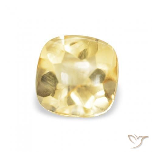 Citrino Oro chiaro naturale da 0.65 ct, Cuscino, Trasparente