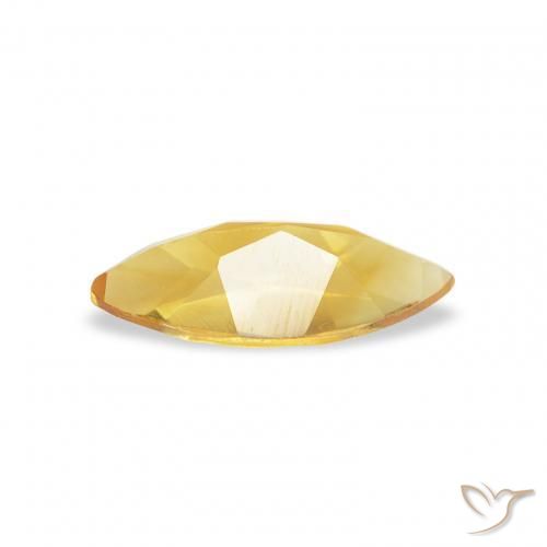 Citrino Oro brillante naturale da 0.44 ct, Taglio marquise, VS