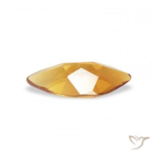 Citrino Arancio Medio naturale da 0.43 ct, Taglio marquise, VS