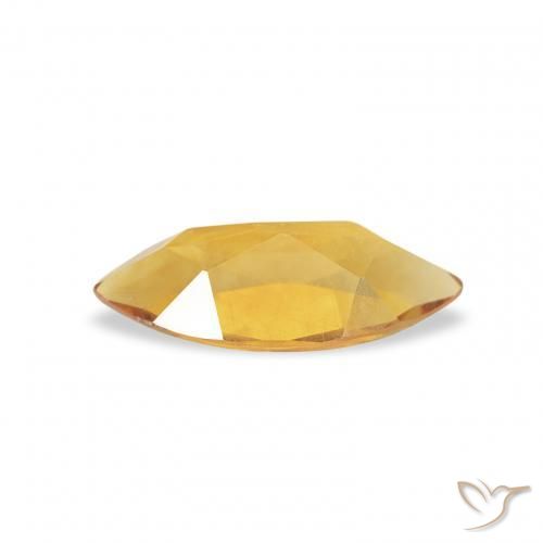 Citrino Arancio-Oro naturale da 0.42 ct, Taglio marquise, VS