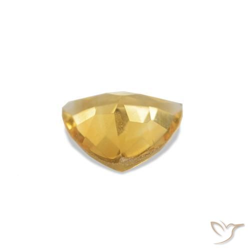 Citrino Oro naturale da 0.29 ct, Taglio trillion, VVS-VS