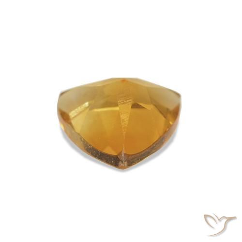 Citrino Medium Light-Orange naturale da 0.61 ct, Taglio trillion, VS