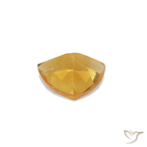 Citrino Oro medio naturale da 0.27 ct, Taglio trillion, VS